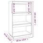 Voir la diapositive 6 : VIDAXL Bibliotheque/Separateur de piece 60x35x103 cm pin massif