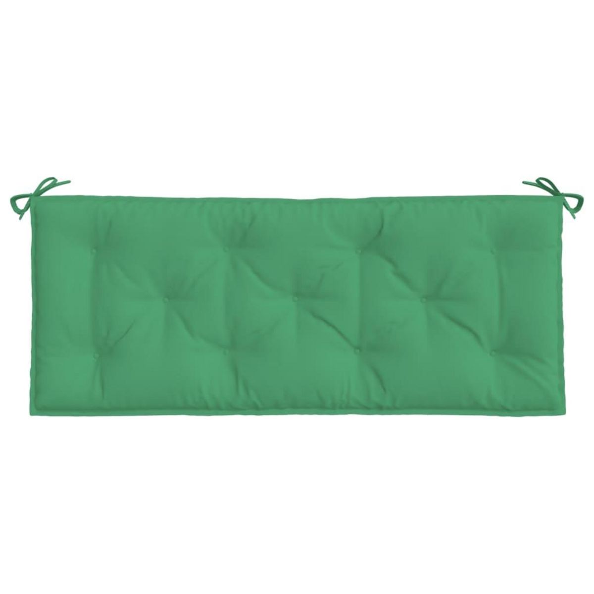 VIDAXL Coussins de banc jardin lot de 2 vert 120x50x7 cm tissu Oxford
