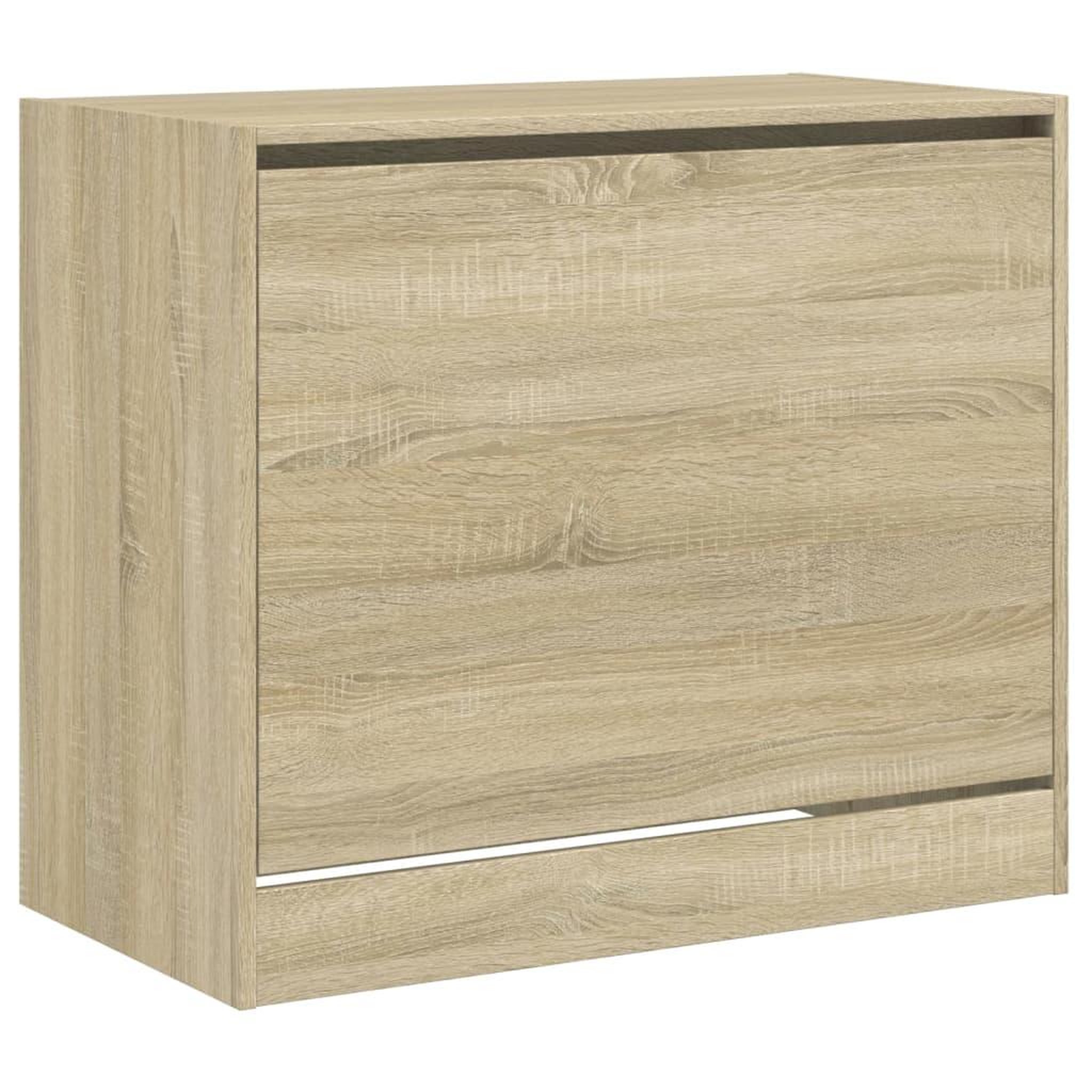 Voir la diapositive 4 : VIDAXL Armoire a chaussures chene sonoma 80x42x69 cm bois d'ingenierie