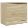Voir la diapositive 4 : VIDAXL Armoire a chaussures chene sonoma 80x42x69 cm bois d'ingenierie