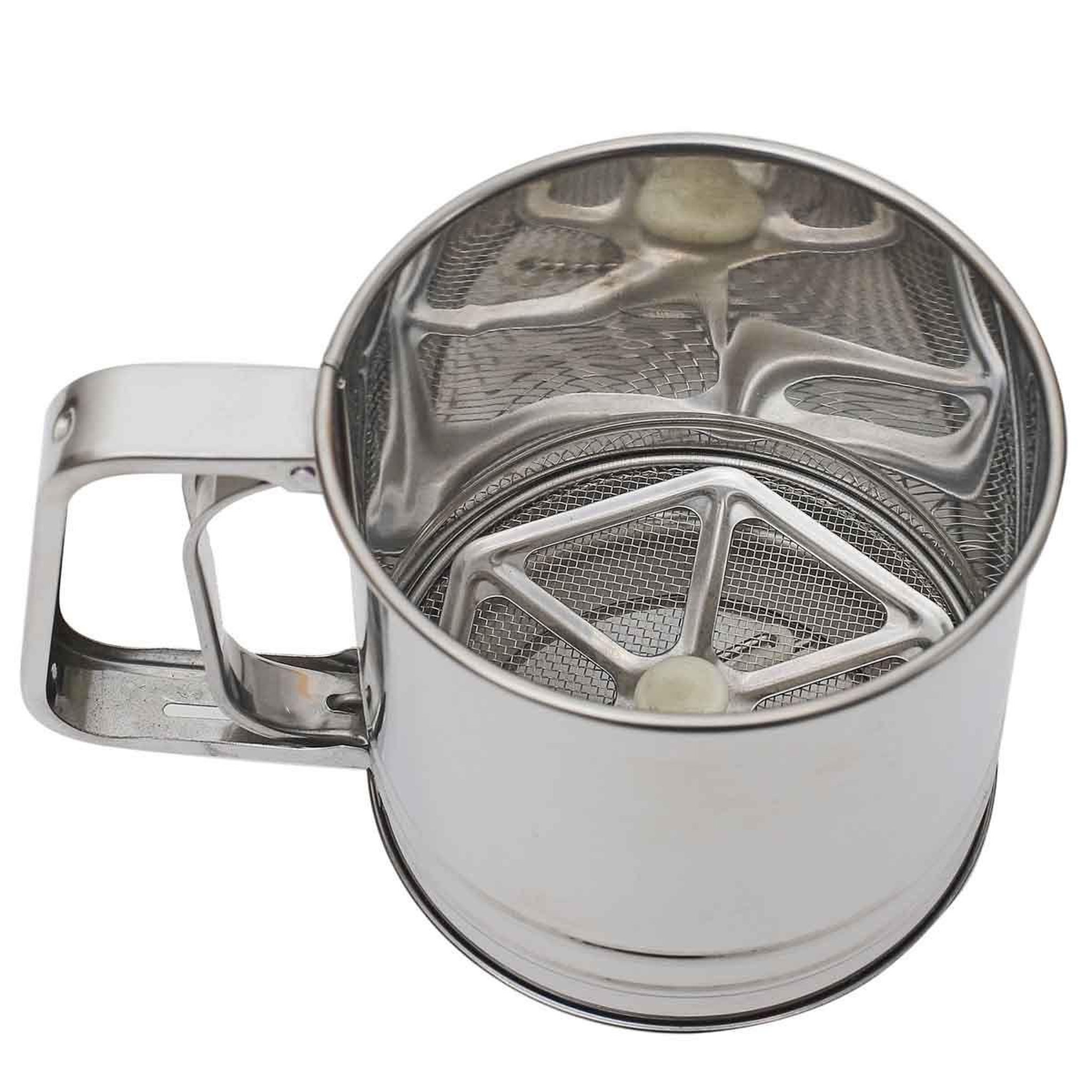 Voir la diapositive 2 : Lily Cook Tamis à farine  inox  11cm argent
