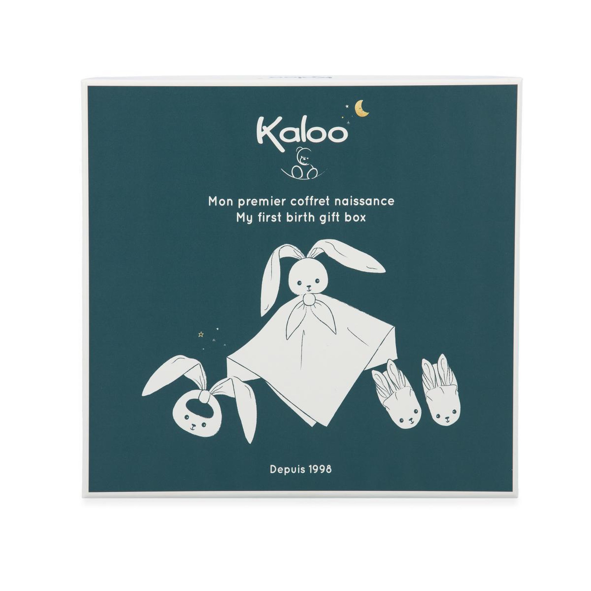 Voir la diapositive 3 : Kaloo coffret cadeau naissance Lapinou creme