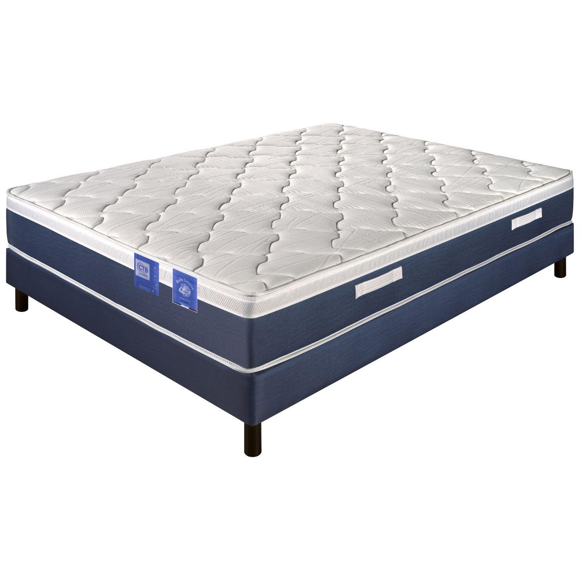 Voir la diapositive 2 : BELLE LITERIE BENOIST Matelas 100% recyclé 140x190 cm LE VERTUEUX