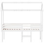 Voir la diapositive 4 : VIDAXL Lit haut sans matelas blanc 90x190 cm bois de pin massif