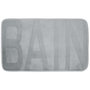 Voir la diapositive 1 : Paris Prix Tapis de Bain Microfibre  Relief  45x75cm Gris Clair