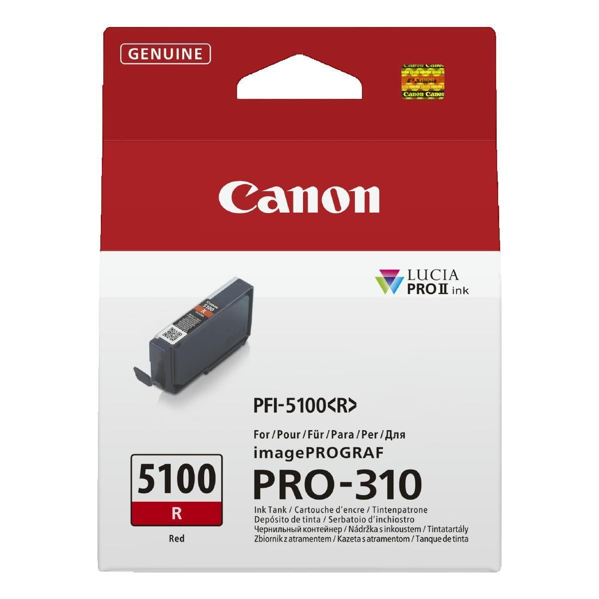 Canon Cartouche d'encre Canon PFI-5100 R Rouge