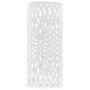 Voir la diapositive 2 : VIDAXL Porte parapluie Feuilles Acier Blanc