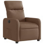 Voir la diapositive 4 : VIDAXL Fauteuil inclinable electrique Marron Tissu