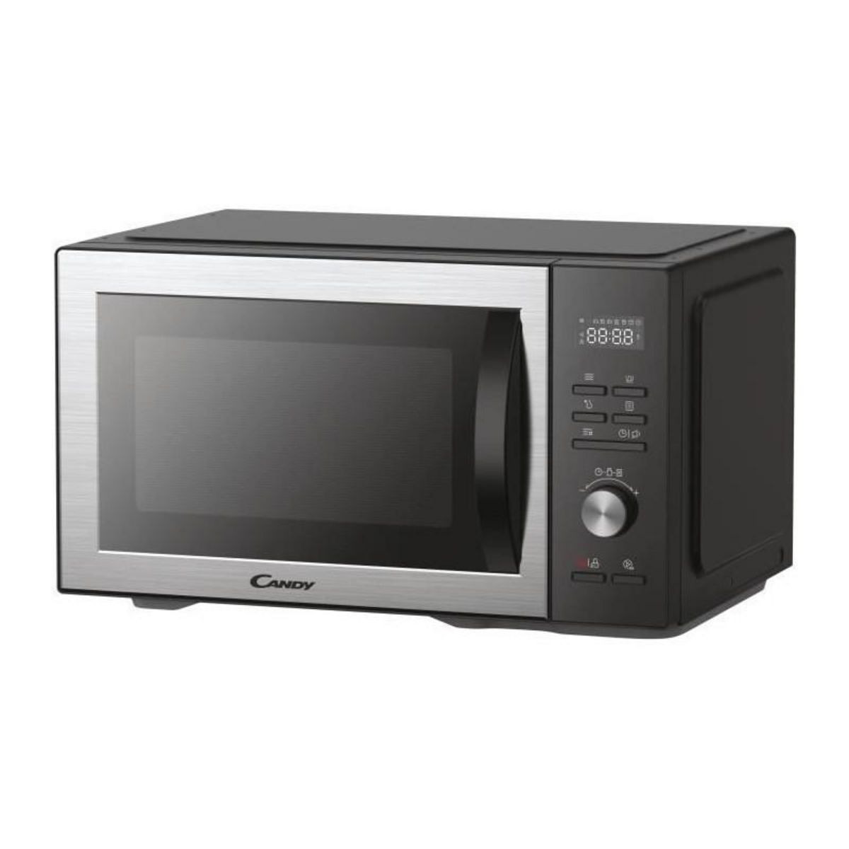 Candy CMGA31EDLB Micro-ondes Gril - 31L - MO : 1000W - Gril : 1000W - Cavité en acier inoxidable - UI digitale Nettoyage automatique