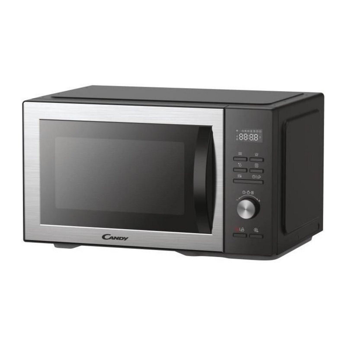 Candy CMGA31EDLB Micro-ondes Gril - 31L - MO : 1000W - Gril : 1000W - Cavité en acier inoxidable - UI digitale Nettoyage automatique