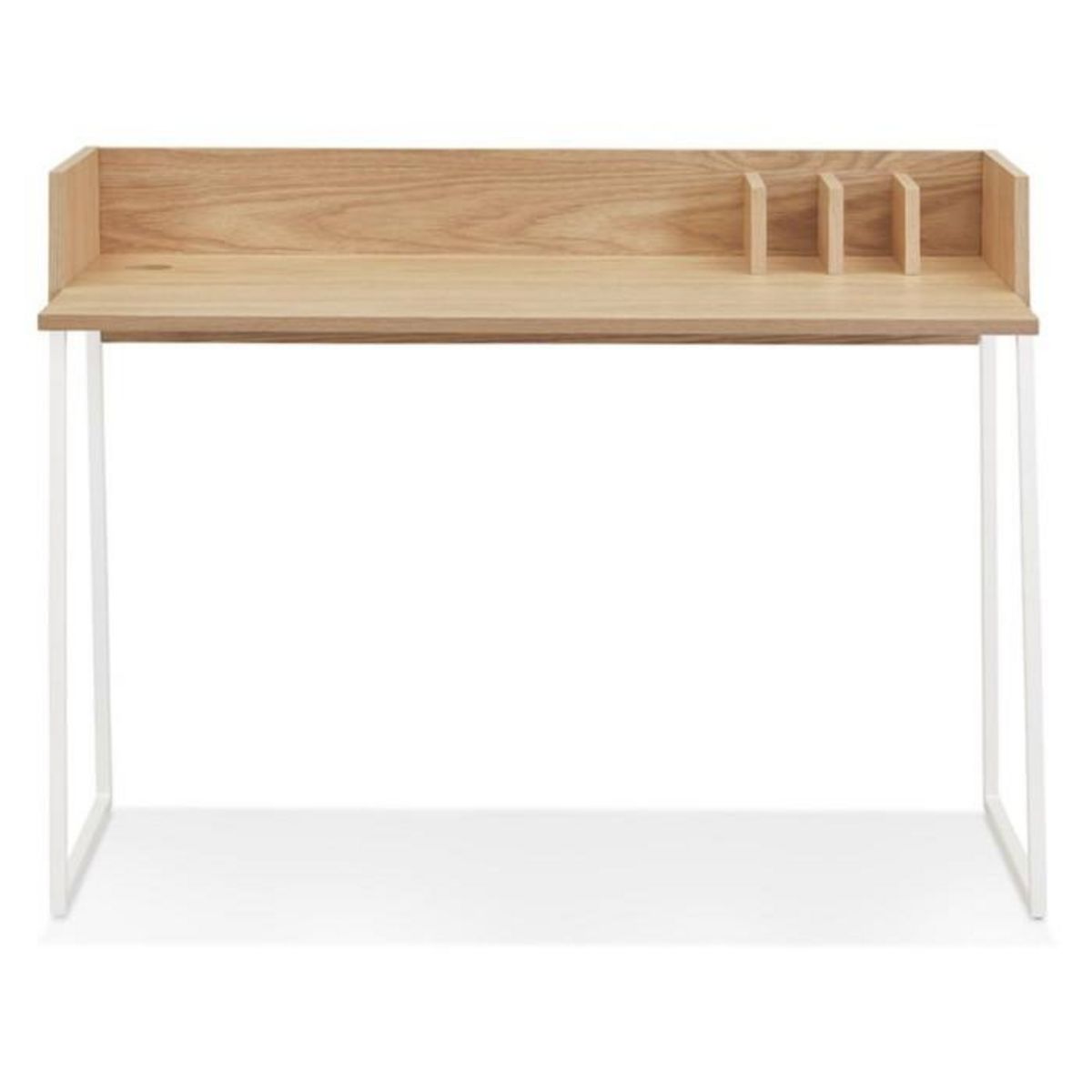 Paris Prix Bureau Design  Zélana  120cm Naturel & Blanc