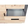 Voir la diapositive 9 : Commode meuble de rangement 1 porte 4 tiroirs L94cm BETO