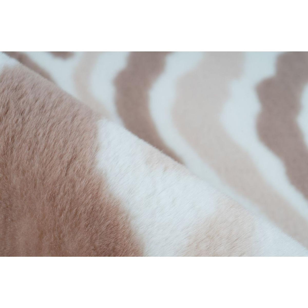 Paris Prix Tapis Imprimé Animal  Rabbit  Beige & Marron