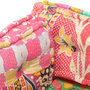 Voir la diapositive 3 : VIDAXL Coussin de canape palette Multicolore Tissu Patchwork