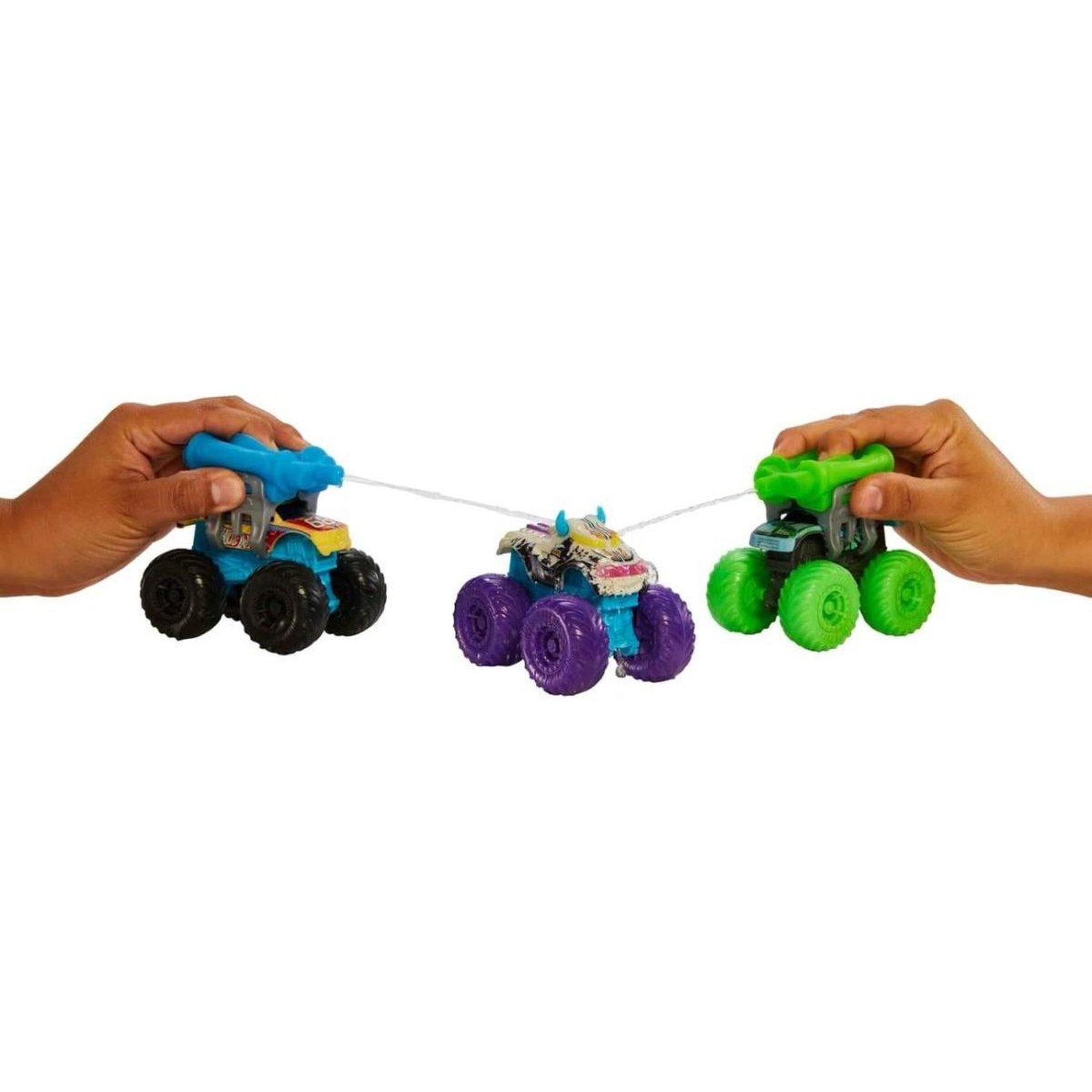 Voir la diapositive 2 : MATTEL Véhicule hot wheels  hjf39 monster trucks - color reveal