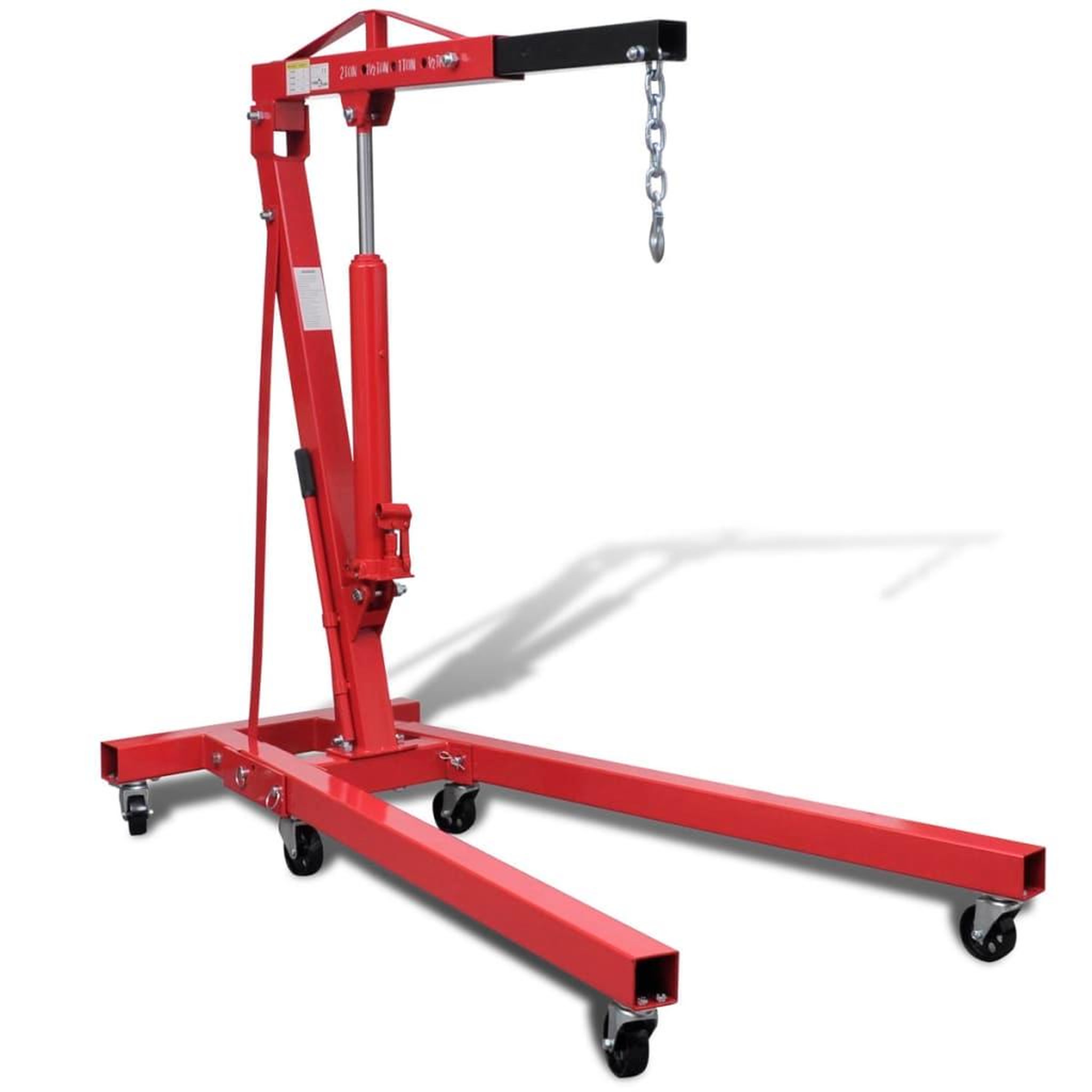 Voir la diapositive 1 : VIDAXL Grue pliable pour moteurs 2 tonnes 88,2 kg