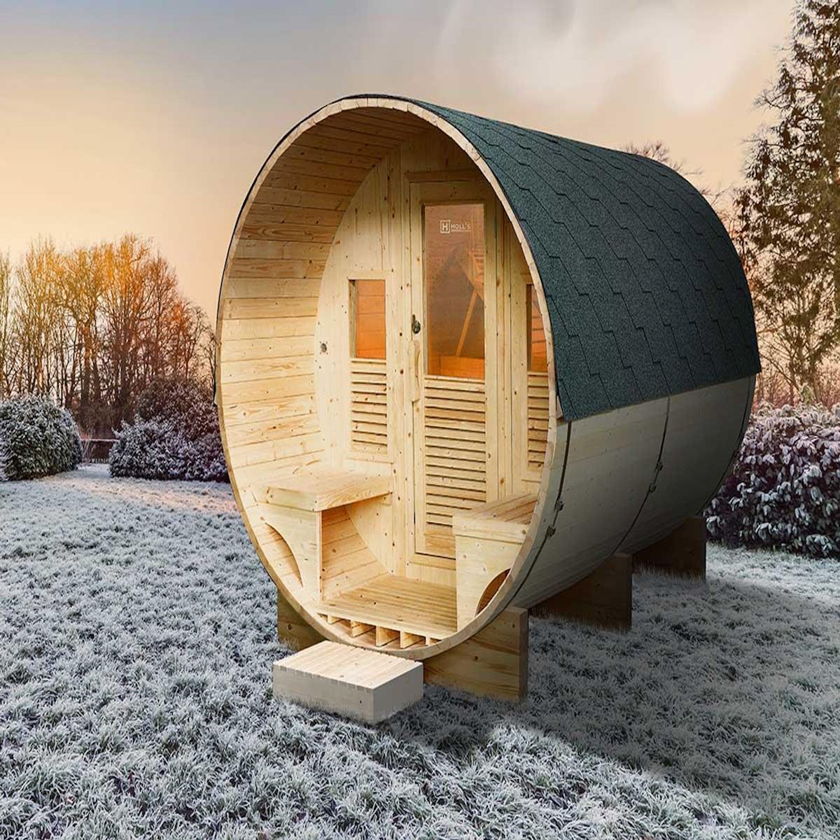 Holl's Sauna traditionnel d'extérieur Gaïa Luna - Holl's