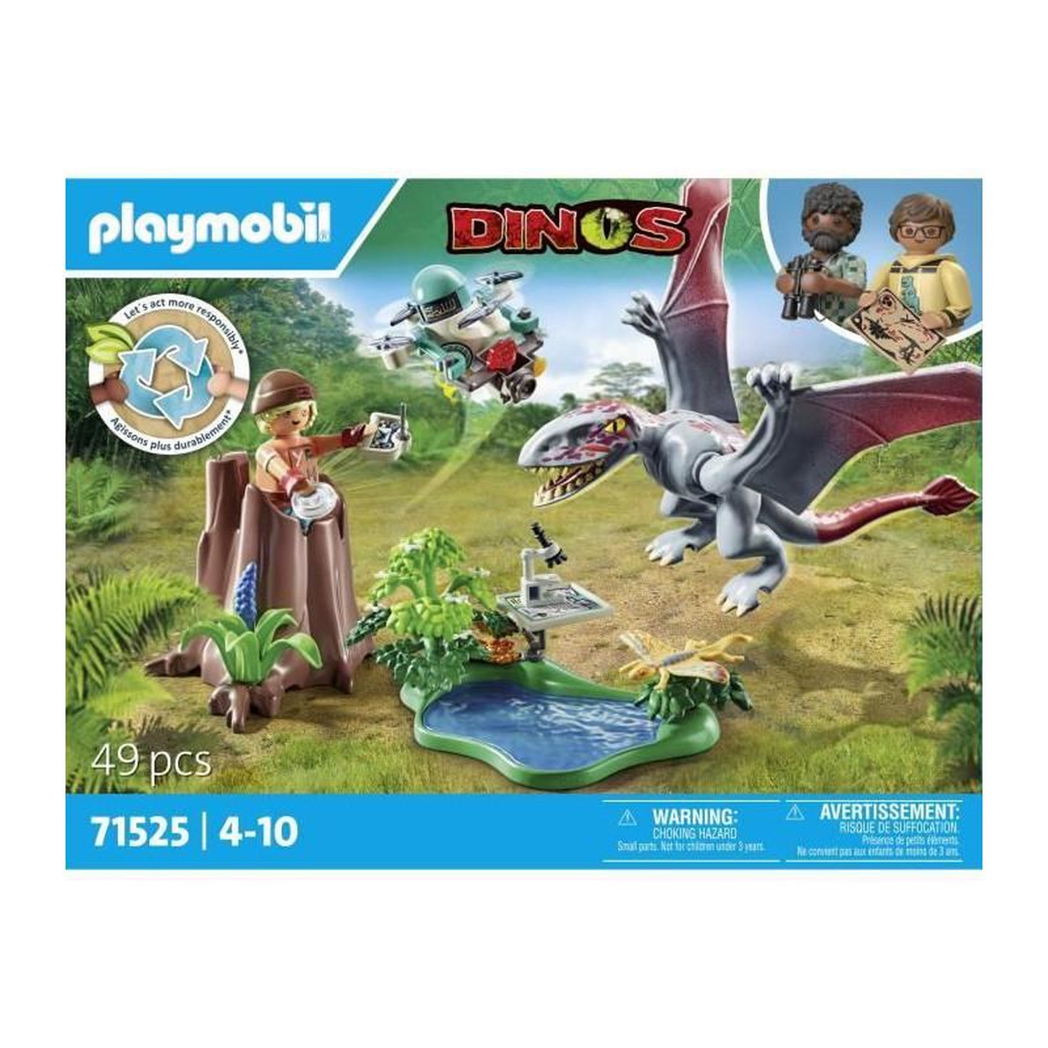 Voir la diapositive 4 : PLAYMOBIL Playset Playmobil Drone d'observation