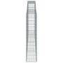 Voir la diapositive 4 : VIDAXL Panier de gabions arque 400x30x140/160 cm Fer galvanise