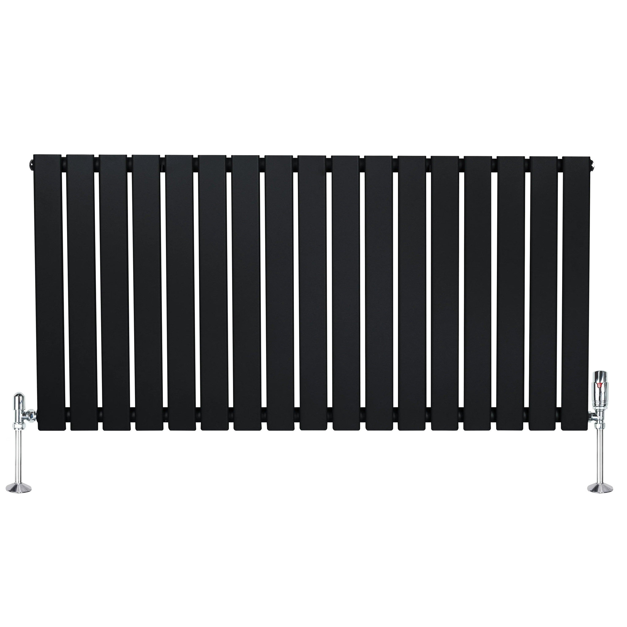 Voir la diapositive 2 : MONSTERSHOP Radiateur plat à 1 panneau & vannes - 600 x 1190 mm