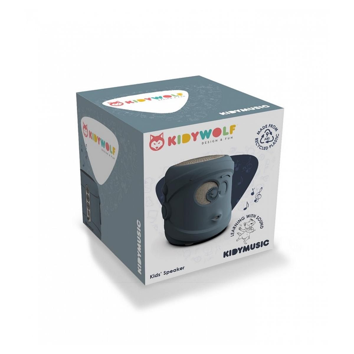 KIDYWOLF Kidymusic enceinte bleu Nova