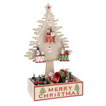 Paris Prix Arbre de Noël Déco  Merry Christmas  41cm Naturel