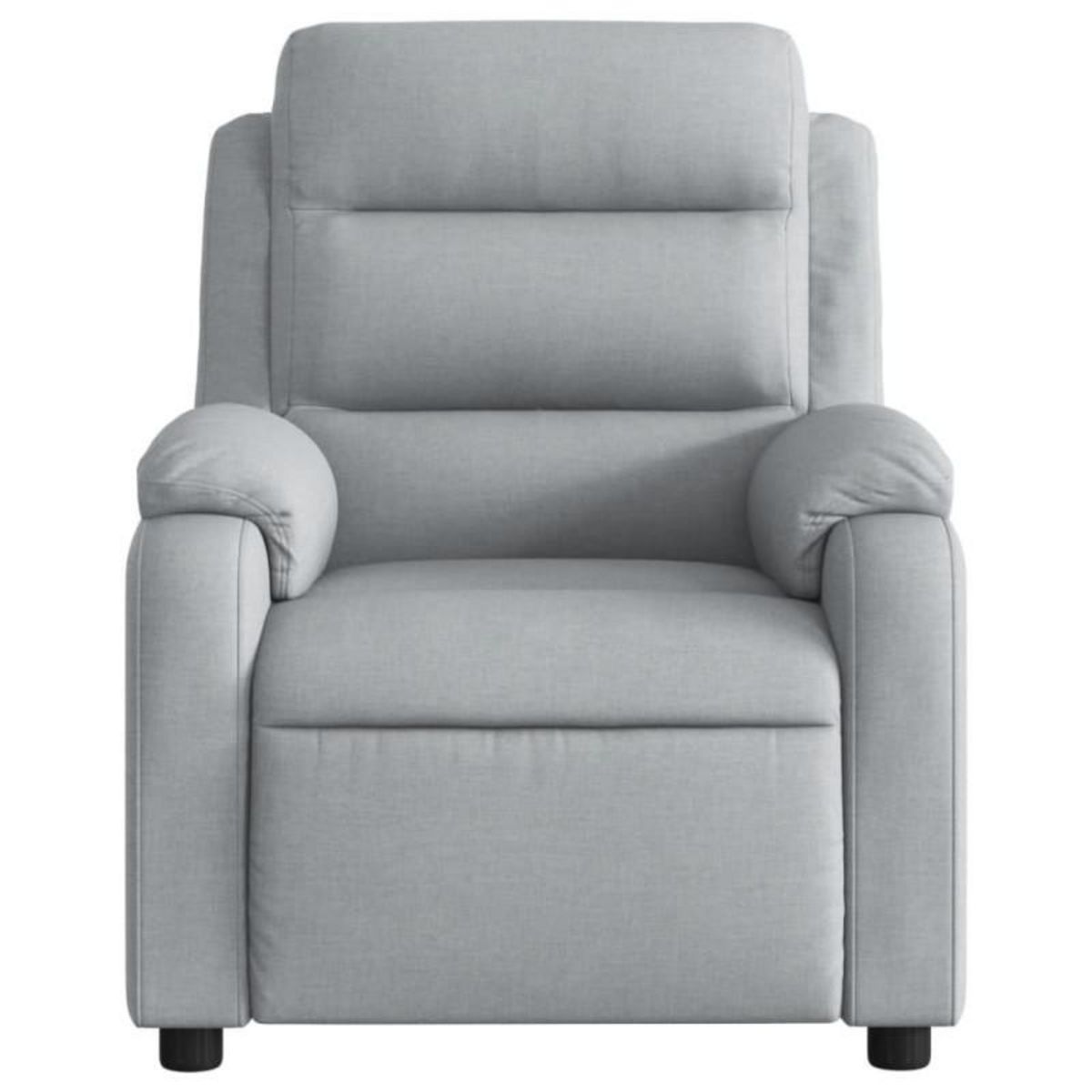 VIDAXL Fauteuil inclinable Gris clair Tissu