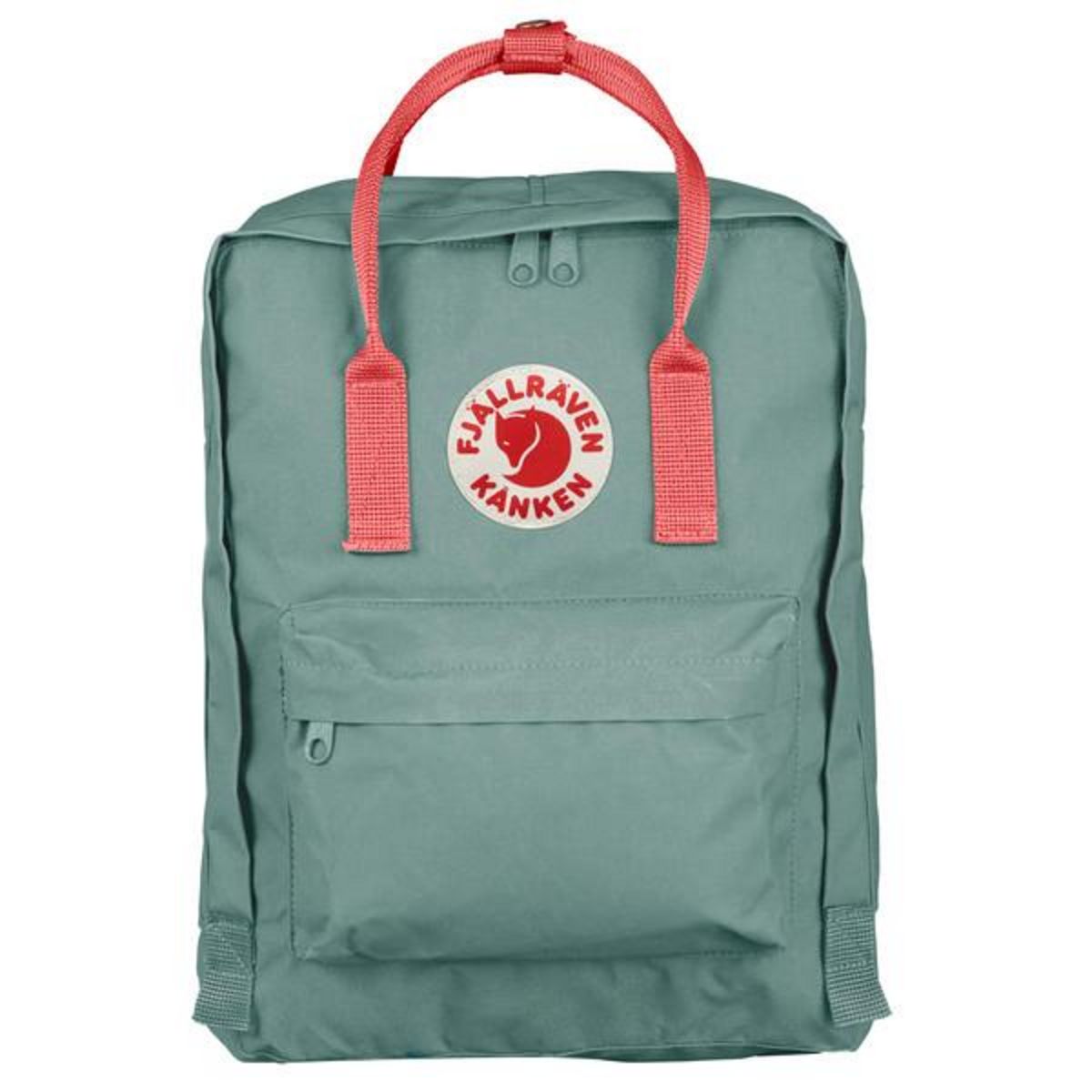 Fjallraven Sac à dos vert et rose Frost Green-Peach Pink KANKEN