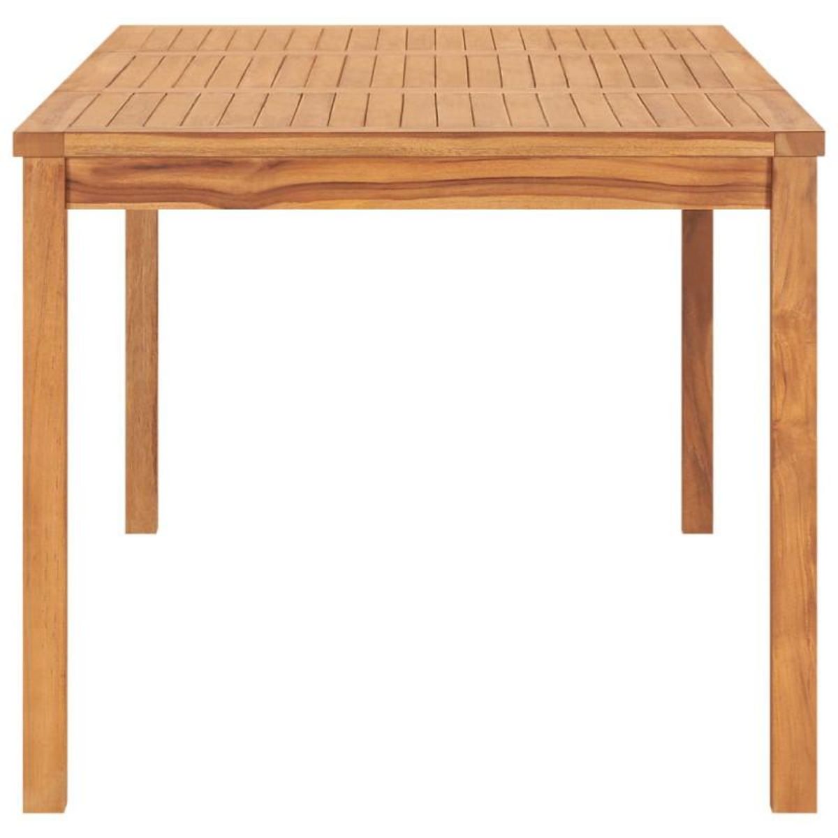 VIDAXL Table à dîner de jardin 180x90x77 cm Bois de teck solide