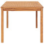 Voir la diapositive 3 : VIDAXL Table à dîner de jardin 180x90x77 cm Bois de teck solide