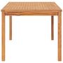 Voir la diapositive 3 : VIDAXL Table à dîner de jardin 180x90x77 cm Bois de teck solide
