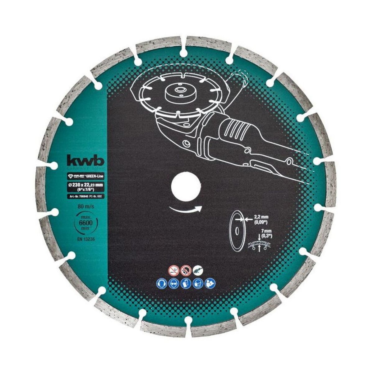 KWB Disque diamant Green Line 230mm