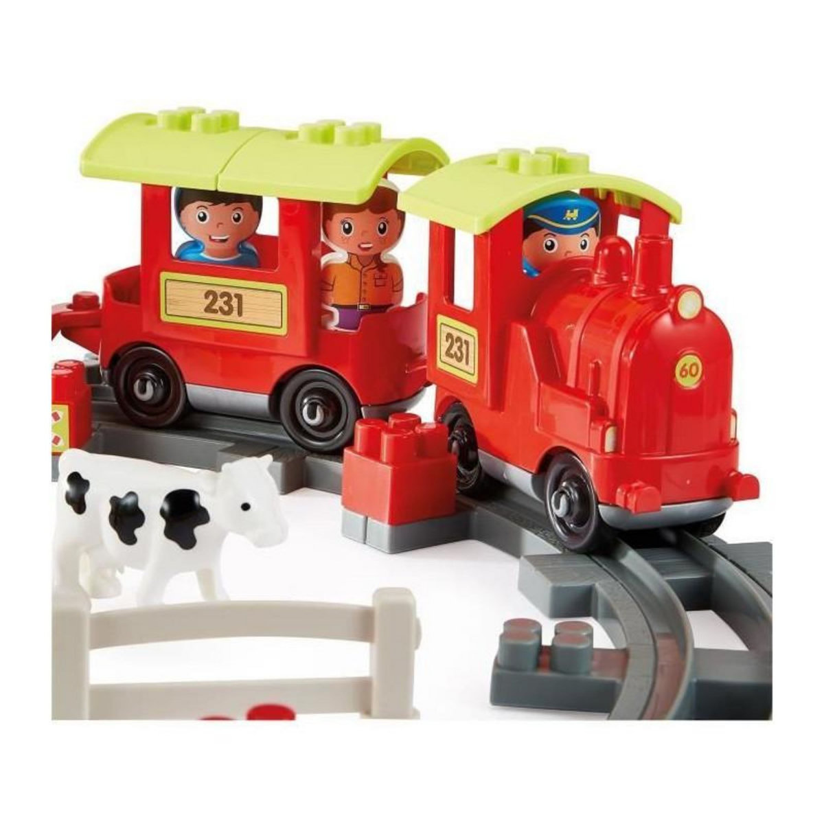 Ecoiffier Circuit de Train Ecoiffier coloré