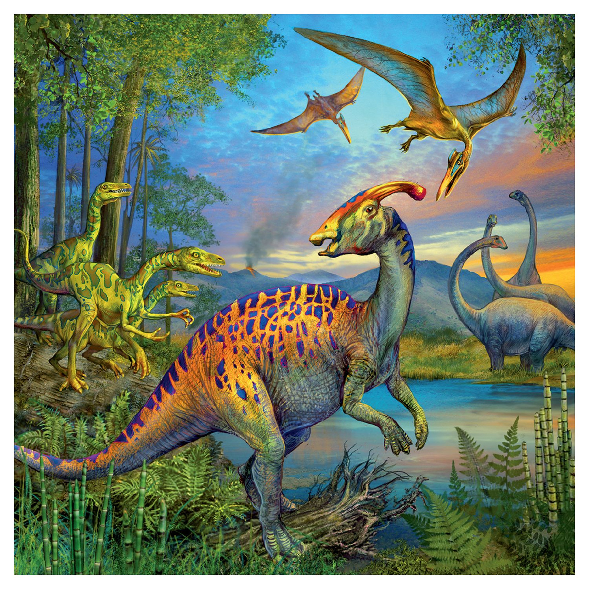 Voir la diapositive 4 : RAVENSBURGER Puzzles 3x49 pièces Fascination des Dinosaures