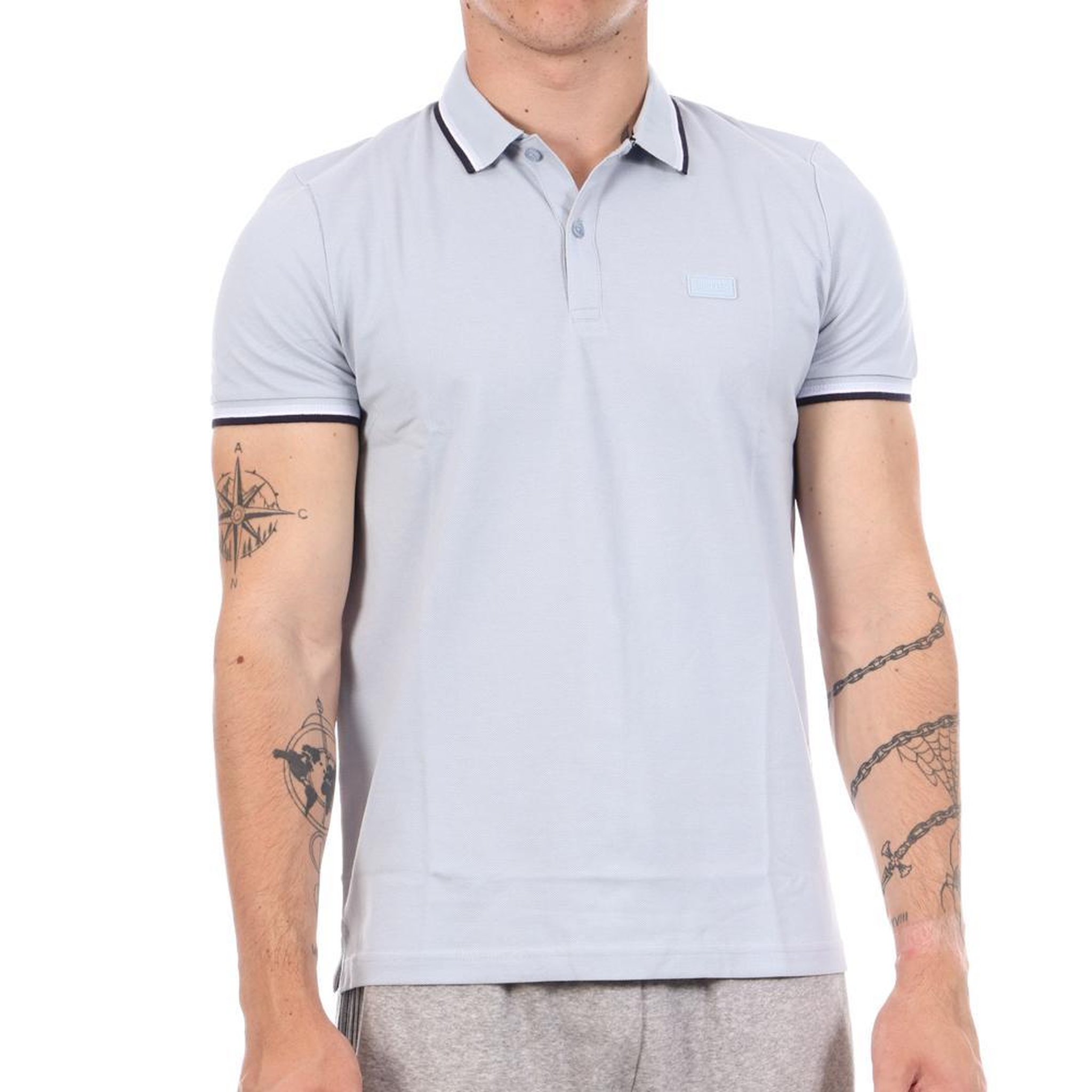 TBS Polo Bleu Homme TBS Yvanepol. Coloris disponibles : Bleu