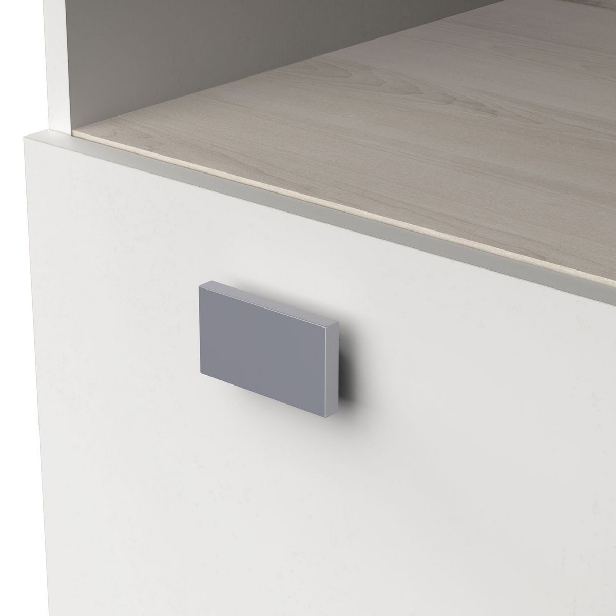 Meuble de rangement de cuisine compact 3 portes 1 tiroir L99cm PESTO