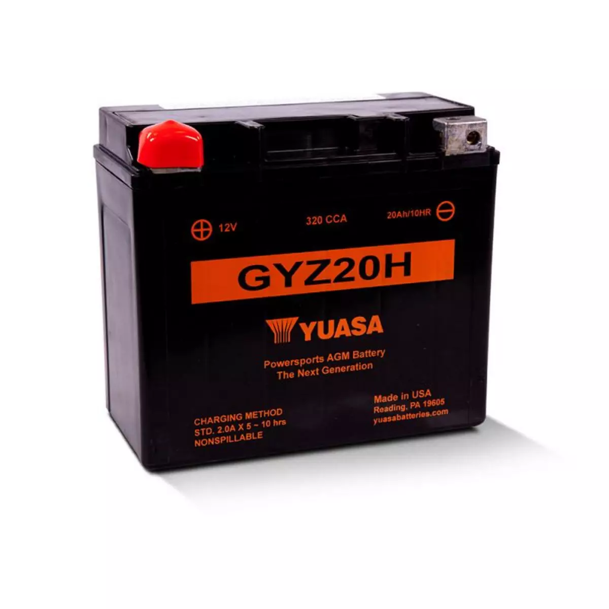 YUASA Batterie moto YUASA GYZ20H 12V 21.1H 320A