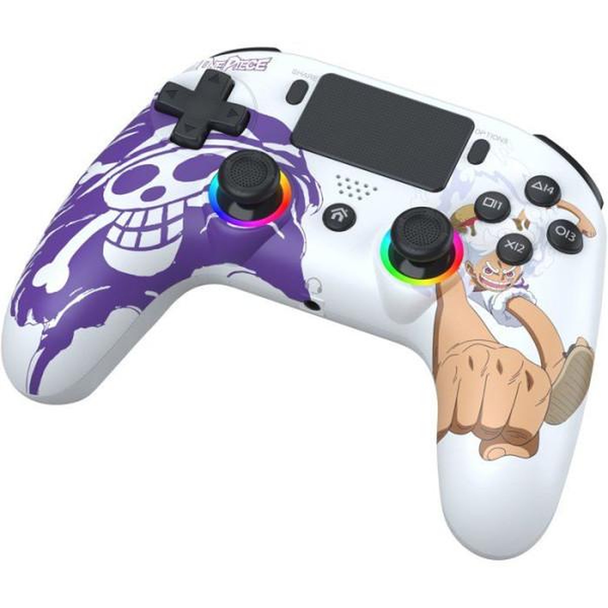 Voir la diapositive 3 : Subsonic Manette sans fil - PS5 / PC - One Piece Luffy Gear 5 - Bluetooth - Blanc - SUBSONIC