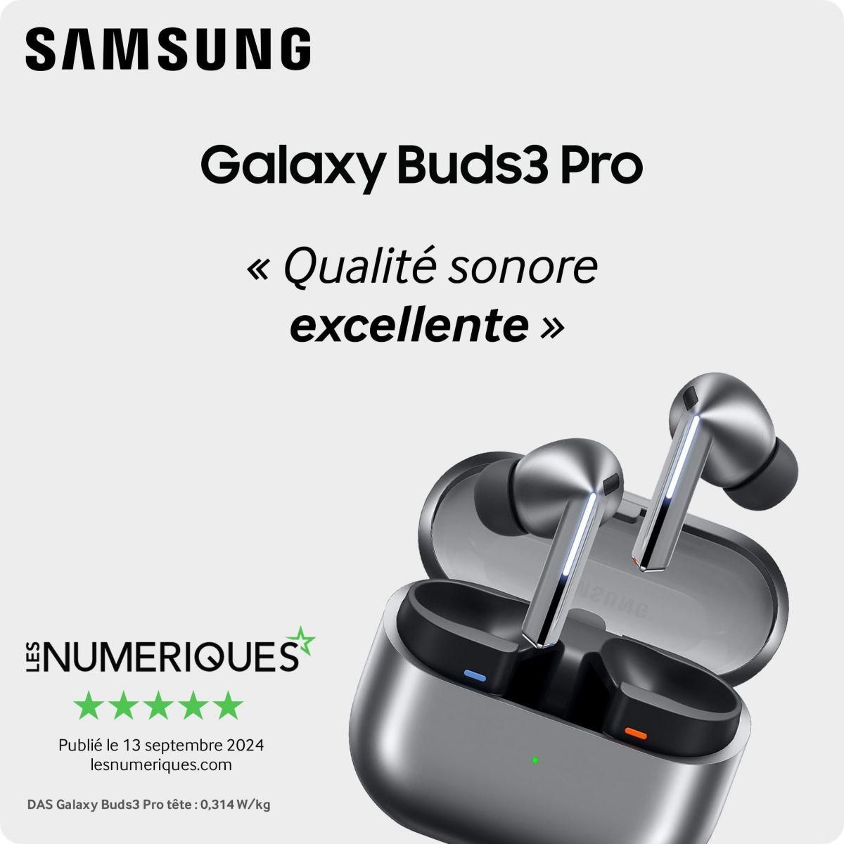 Samsung Ecouteurs Galaxy Buds 3 Pro Blanc