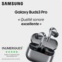 Voir la diapositive 2 : Samsung Ecouteurs Galaxy Buds 3 Pro Blanc