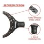 Voir la diapositive 3 : Master lock Cable Antivol Vélo [90 cm Câble] [Combinaison] [Extérieur] 8229EURDPRO
