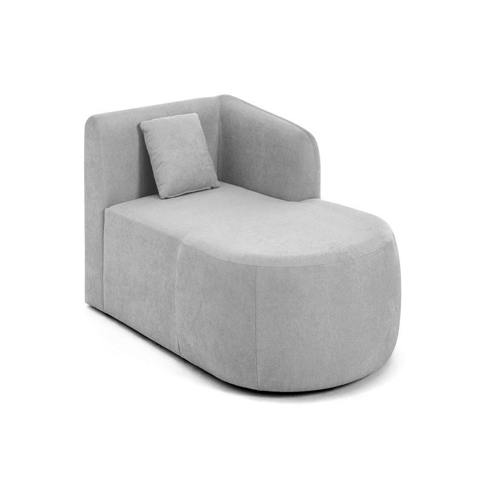 Voir la diapositive 1 : LISA DESIGN Ikare - module d'assise méridienne droit - en tissu