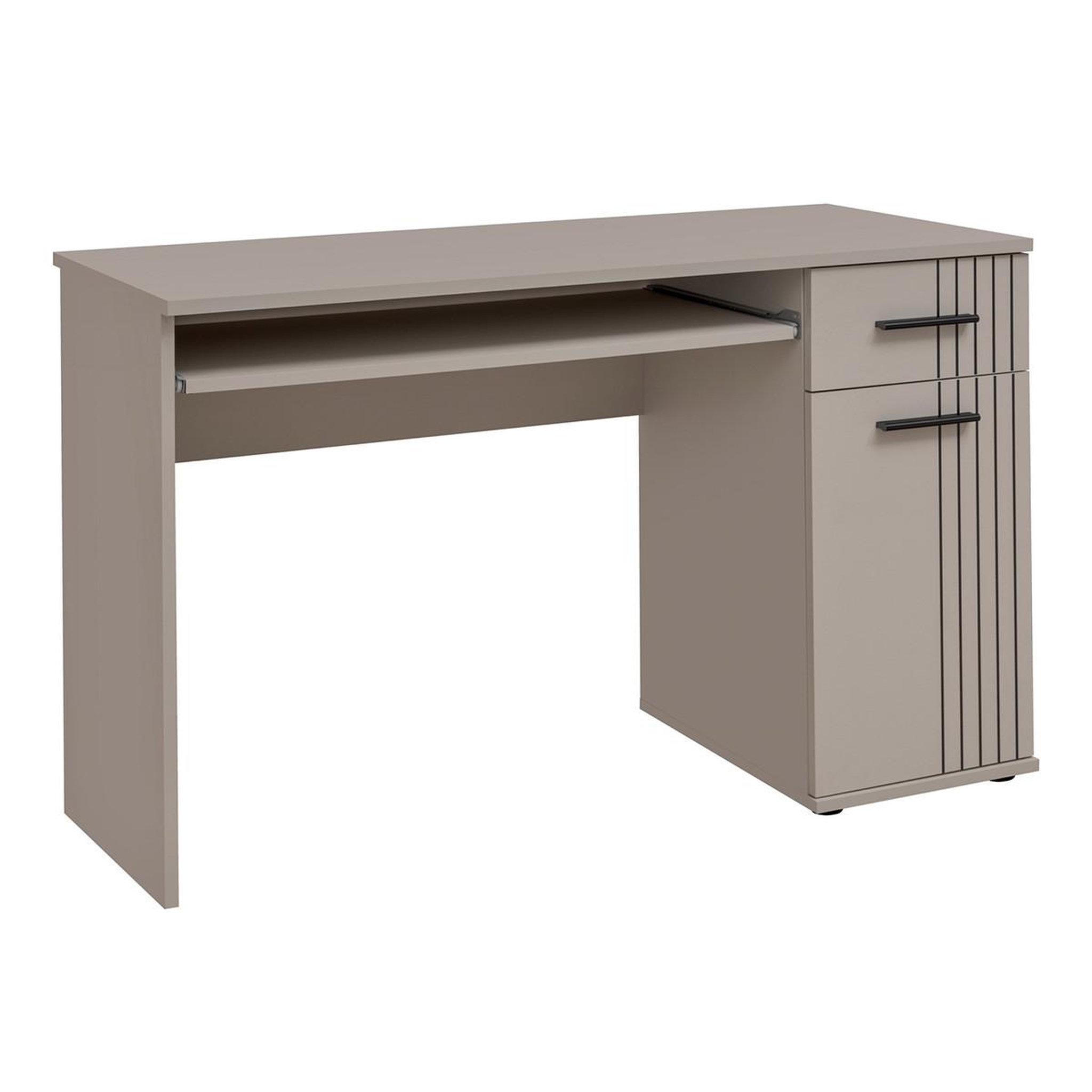 Paris Prix Bureau 2 tiroirs & 1 porte  sigma  104cm gris