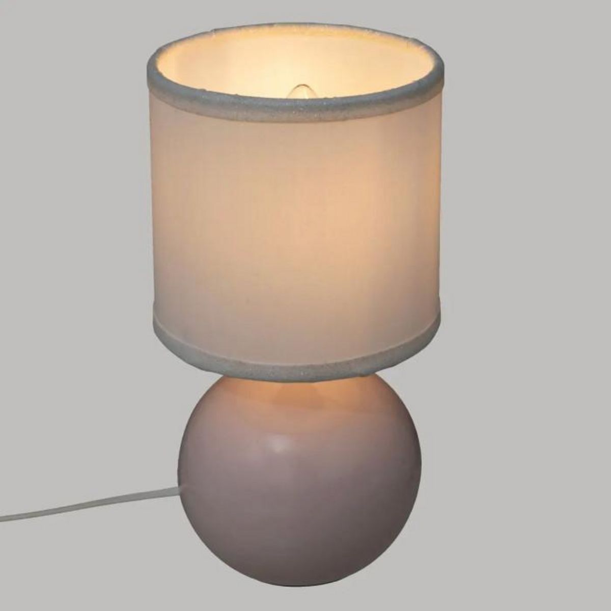 Atmosphera Kids Lampe à Poser Enfant  Timéo  24cm Rose Clair