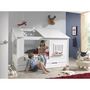 Voir la diapositive 3 : Paris Prix Pack - Lit Cabane Enfant & Tiroir  Housebed II  90x200cm lanc