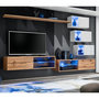 Voir la diapositive 1 : Paris Prix Ensemble Meuble TV  Switch XXIV  250cm Naturel & Blanc