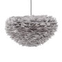 Voir la diapositive 1 : Paris Prix Lampe Suspension en plume  Nicola  60cm Gris