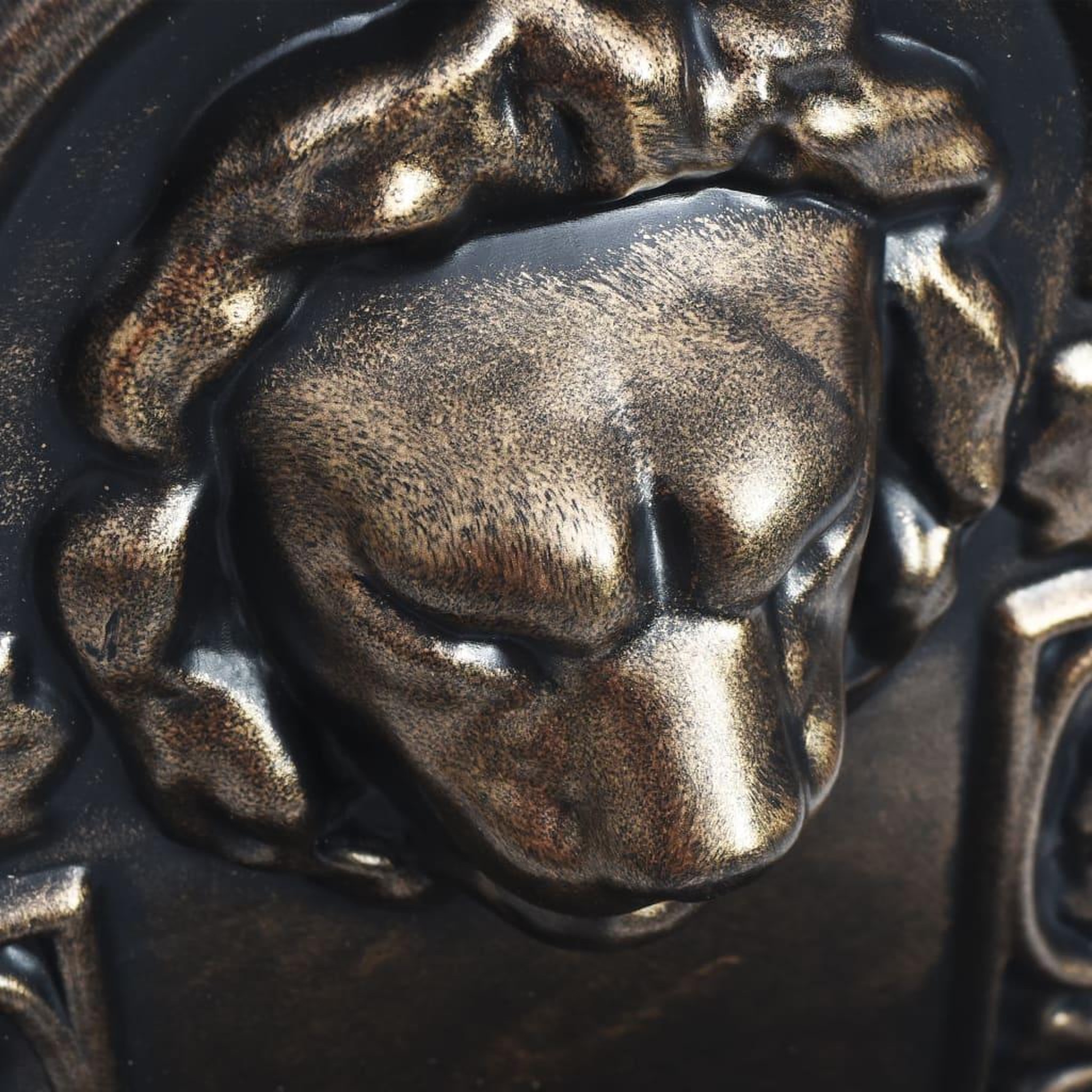 Voir la diapositive 5 : VIDAXL Fontaine murale Design de tete de lion Bronze