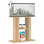 Voir la diapositive 3 : VIDAXL Support pour aquarium chêne sonoma 60x30x60cm bois d ingénierie