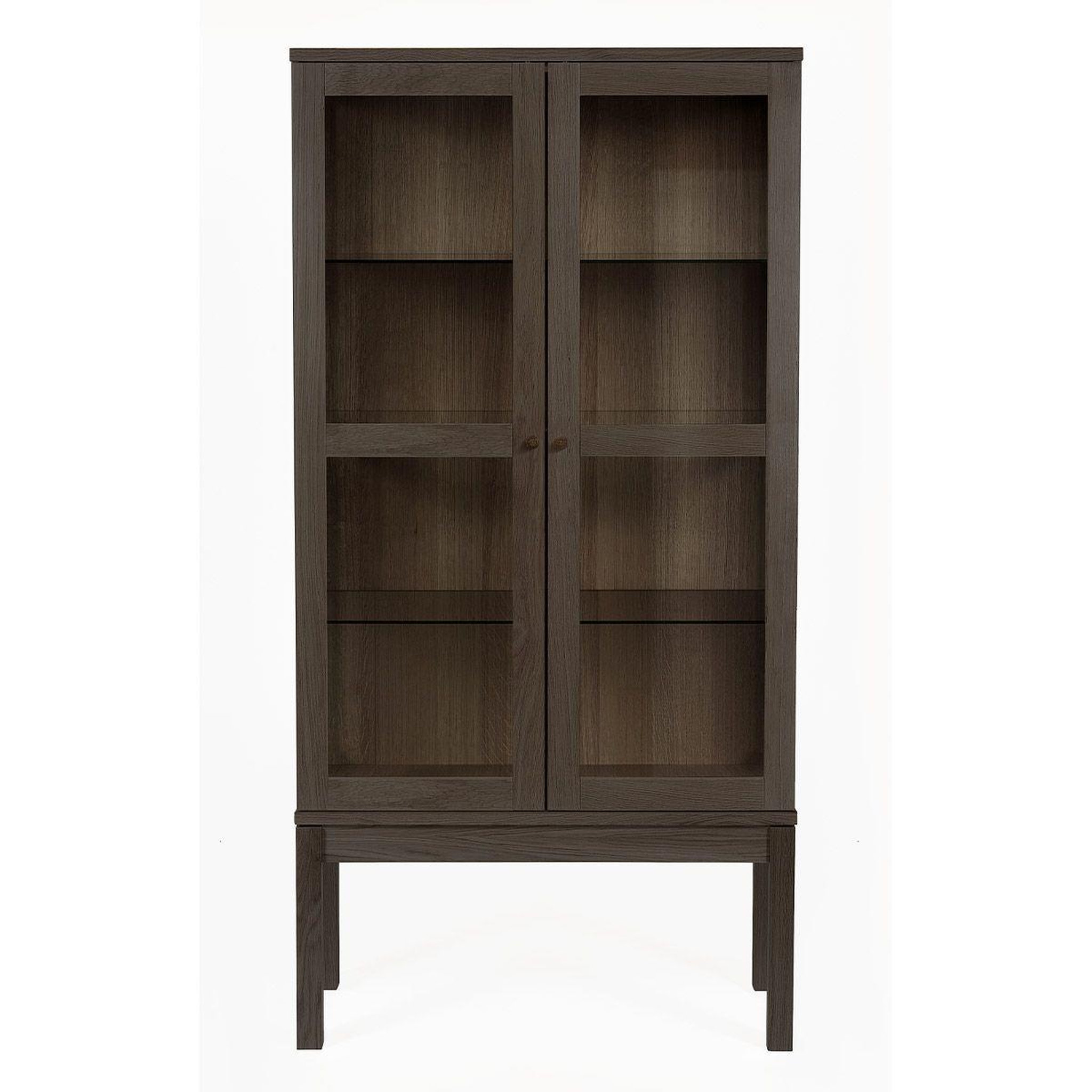 Paris Prix Vitrine 2 portes  abbeywood  170cm marron